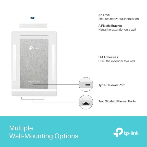 TP-LINK ARCHER AIR R5 AX3000 DUVAR TIPI ACCESS POINT