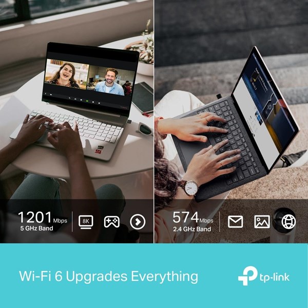 TP-LINK ARCHER TX20U NANO AX1800 Wi-Fi 6 Kablosuz USB Adaptör