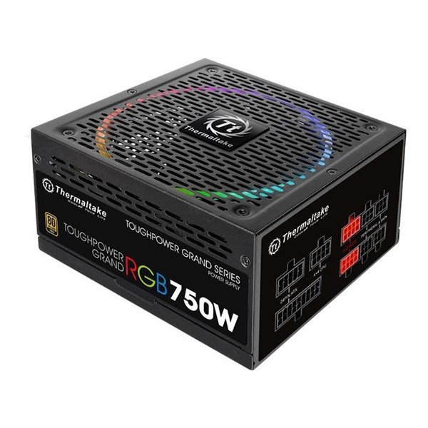 THERMALTAKE 750W 80 GOLD TOUGHPOWER GRAND RGB PS-TPG-0750FPCGEU-R TAM MODÜLER POWER SUPPLY