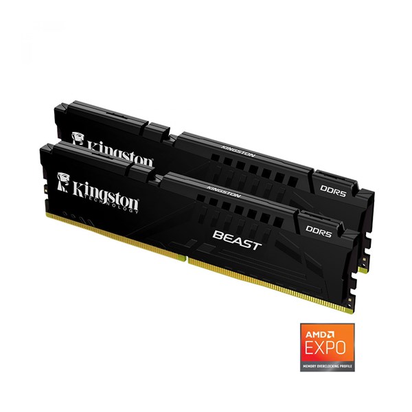 KINGSTON 64GB 2X 32GB DDR5 6000MHZ CL30 DUAL KIT PC RAM BEAST EXPO KF560C30BBEK2-64TR