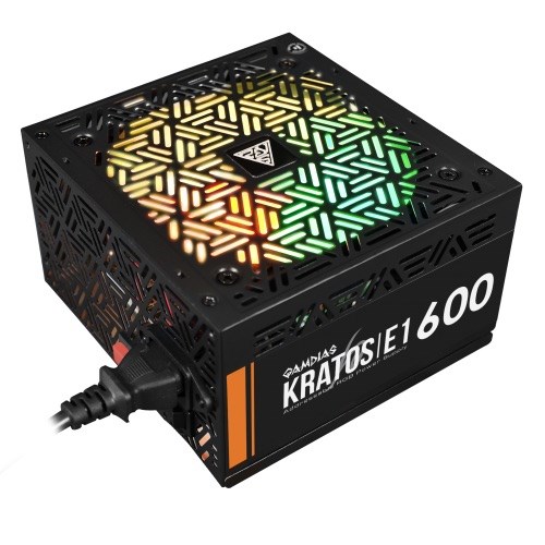 GAMDIAS 600W KRATOS E1-600 RGB POWER SUPPLY