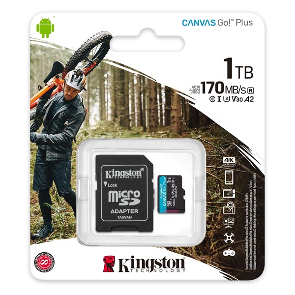 KINGSTON 1TB CanvasGo SDCG3/1TB MICRO-SD HAFIZA KARTI