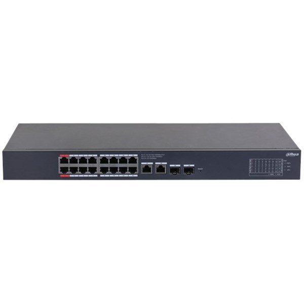 DAHUA 16port CS4220-16GT-240 GIGABIT 2-SFP 240W CLOUD POE SWITCH