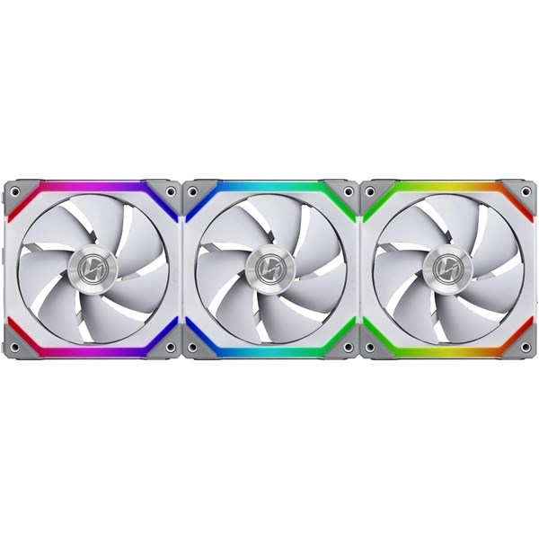 LIAN LI UNI FAN SL120 RGB 120mm Kasa Fanı 3-lü Paket Beyaz