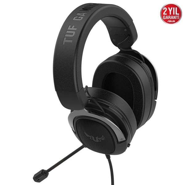 ASUS TUF GAMING H3 7.1 Siyah/Gri Gaming Mikrofonlu Kulaklık