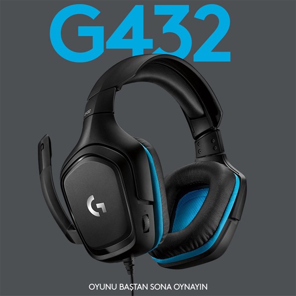 Logitech G G432 7.1 Surround Ses Oyuncu Kulaklığı 981-000770