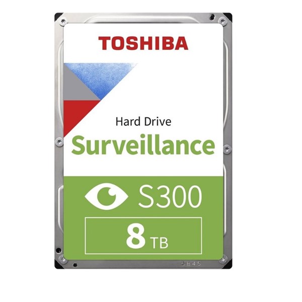 TOSHIBA 3.5 8TB S300 HDWT380UZSVA 7200 RPM 256MB SATA-3 Güvenlik Diski