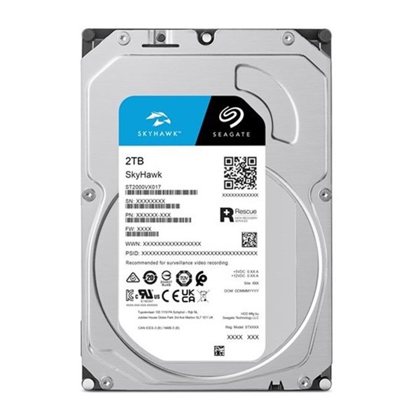 SEAGATE 3.5 2TB SKYHAWK ST2000VX0170 5400 RPM 256MB SATA-3 Güvenlik Diski