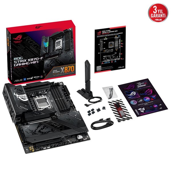 ASUS ROG STRIX X870-F GAMING WIFI-7 DDR5 HDMI DP PCIE 5.0 AM5 ATX	