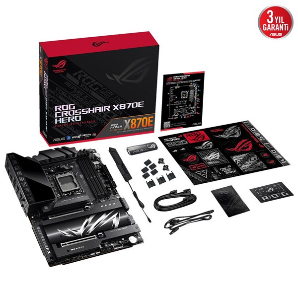 ASUS ROG CROSSHAIR X870E HERO DDR5 HDMI DP PCIE 5.0 AM5 ATX