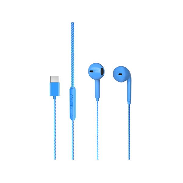 LENOVO LECOO EH104C-BL Stereo Type-C Mavi Kulak İçi Mikrofonlu Kulaklık