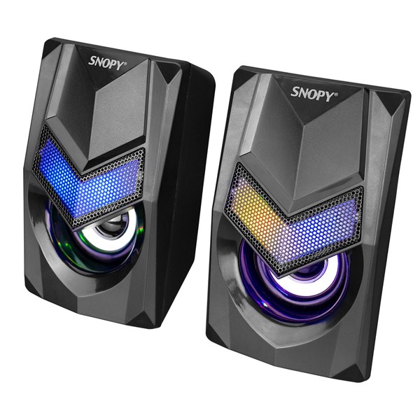 SNOPY SN-X25 11 USB Siyah 6w Hoparlör RGB Ledli