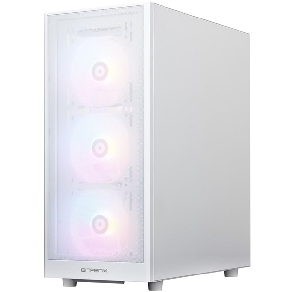 BITFENIX 750W 80 BRONZE GRAFI SE WHITE BFC-GRMB75WWGSW-4F Gaming Mid-Tower PC Kasası Beyaz