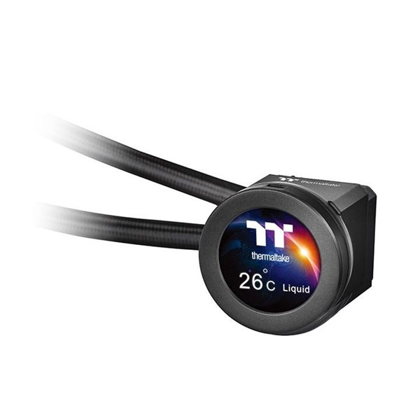 THERMALTAKE 360mm TOUGHLIQUID CL-W323-PL12GM-B RGB Sıvı Soğutmalı İşlemci Fanı 2.4 LCD Ekranlı