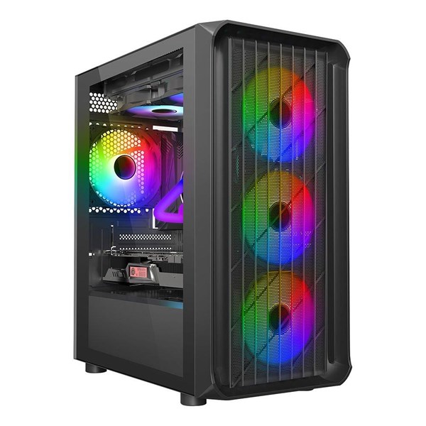 GAMEBOOSTER 500W 80 BRONZE GB-G205BB GAMING Mid-Tower PC Kasası