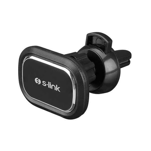 S-link SL-AT43 Universal Ayarlanabilir Vantuz  Izgara aparatlı Siyah Mıknatıslı Araç Telefon Tutucu