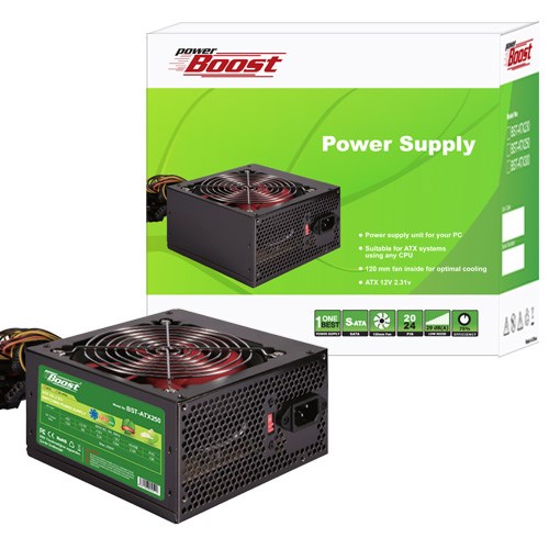 PowerBOOST 250W BST-ATX250R 12cm Fanlı Power Supply