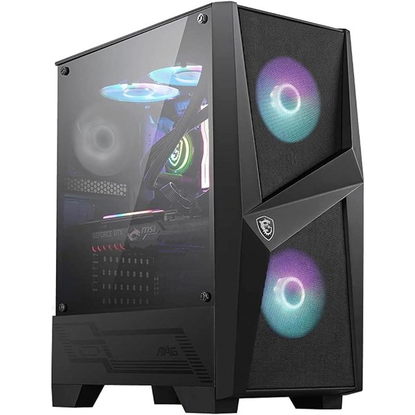 -MSI 750W 80 BRONZE MAG FORGE 100R Gaming Mid-Tower PC Kasası Siyah