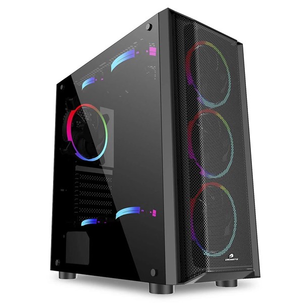GAMEBOOSTER 650W 80 BRONZE GB-GH008BB GAMING MID-TOWER PC KASASI