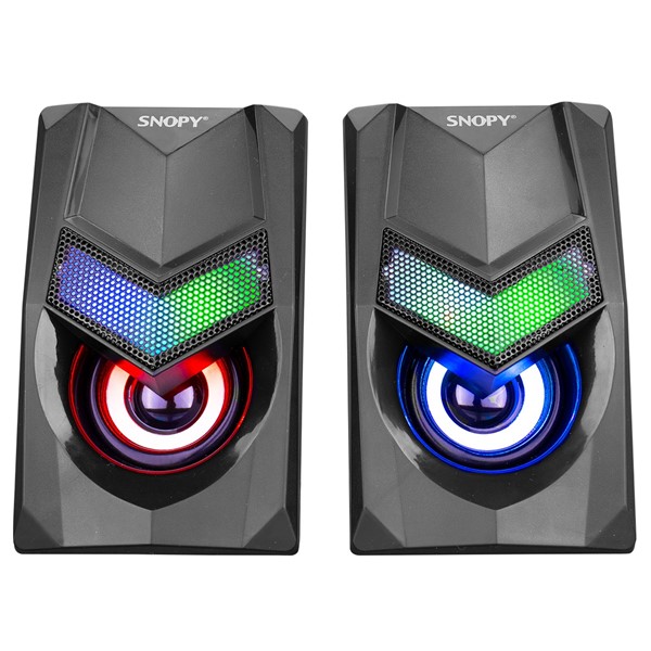 SNOPY SN-X25 11 USB Siyah 6w Hoparlör RGB Ledli