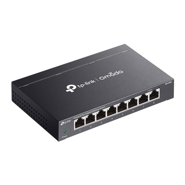 TP-LINK 8port OMADA DS108G GIGABIT YÖNETİLEMEZ SWITCH METAL KASA