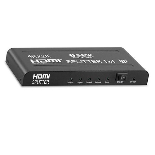 S-LINK 4port SL-LU6214 1port HDMI giriş 4port HDMI çıkış 4K HDMI Splitter