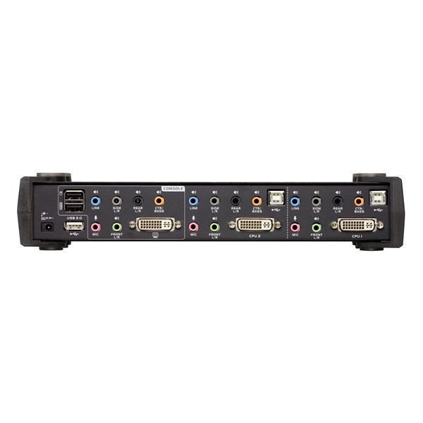 ATEN ATEN-CS1782A 2-Port USB DVI Dual Link/CH7.1 Audio KVMP Switch 