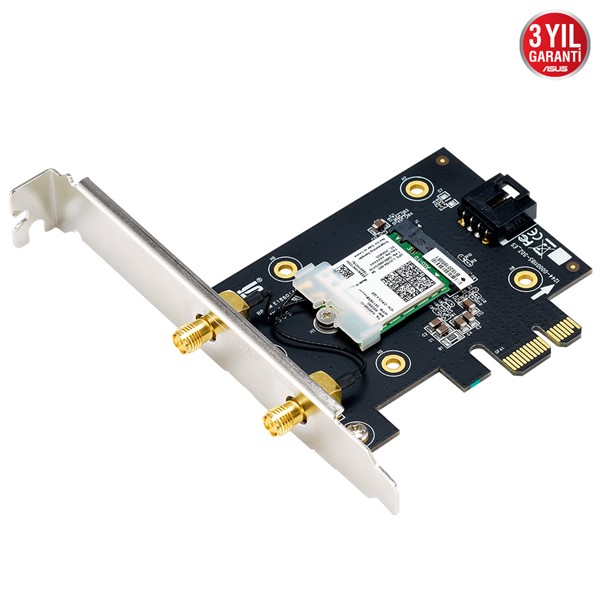 ASUS PCE-AX3000 Dual Band PCIe Kablosuz Adaptör,Bluetooth