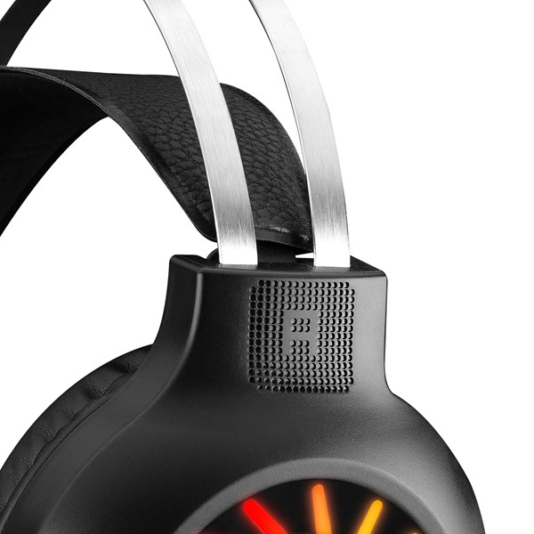 Rampage RM-K44 ZENGIBAR Siyah 7.1 Surround RGB Işık Efekti Mikrofonlu Oyuncu Kulaklığı