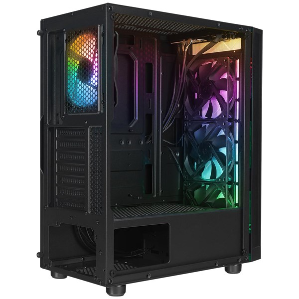 RAMPAGE AZZA V1 4-RGB FANLI GAMING MID-TOWER PC KASASI