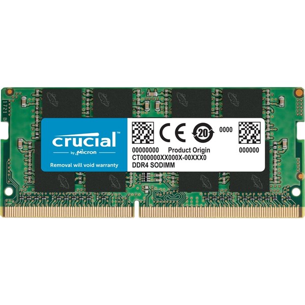 CRUCIAL 16GB DDR4 3200MHZ CL22 NOTEBOOK RAM CT16G4SFRA32A
