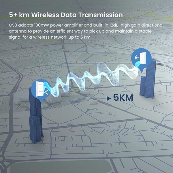 TENDA OS3-KIT 12dbi 867mbps 5ghz 5km Harici Access Point 2-li Set