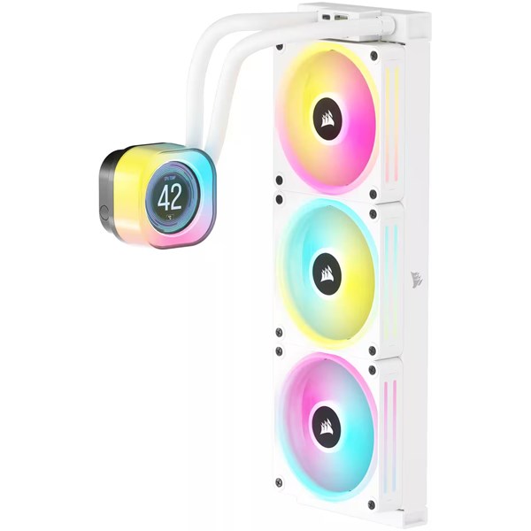 CORSAIR 360MM H150i CW-9061010-WW RGB LCD AM5-1700P STR4 SIVI SOĞUTMALI İŞLEMCİ FANI BEYAZ