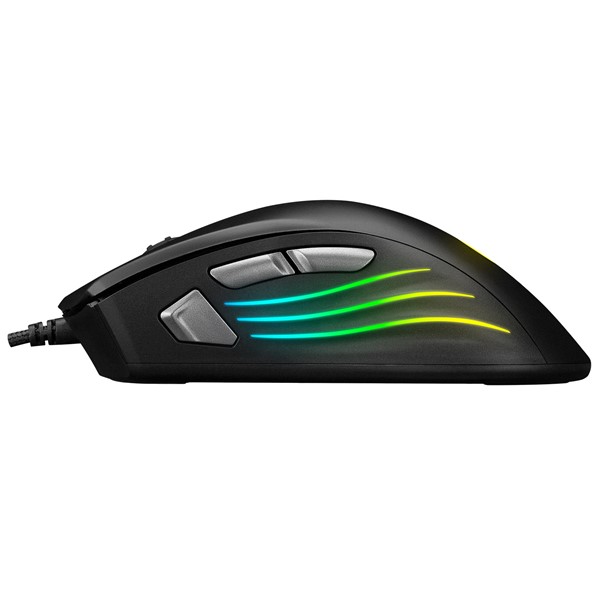 Rampage SMX-R33 LIMBO Makrolu Siyah 6400dpi RGB Ledli Gaming Oyuncu Mouse