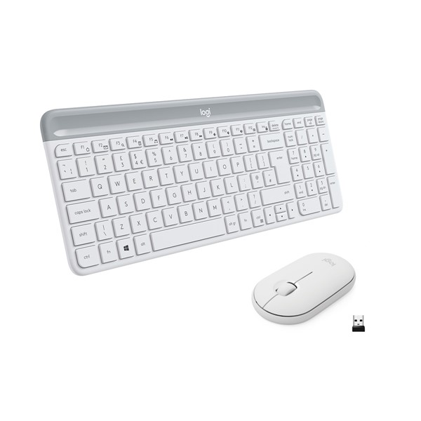 LOGITECH MK470 Kablosuz Q Trk Beyaz Multimedya Klavye - Mouse Set 920-009436