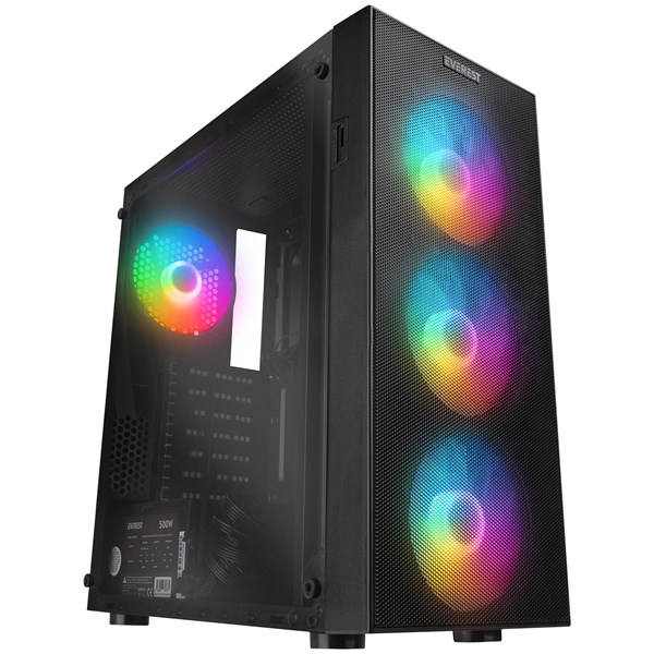 EVEREST 500W FACED-V3 GAMING Mid-Tower PC Kasası