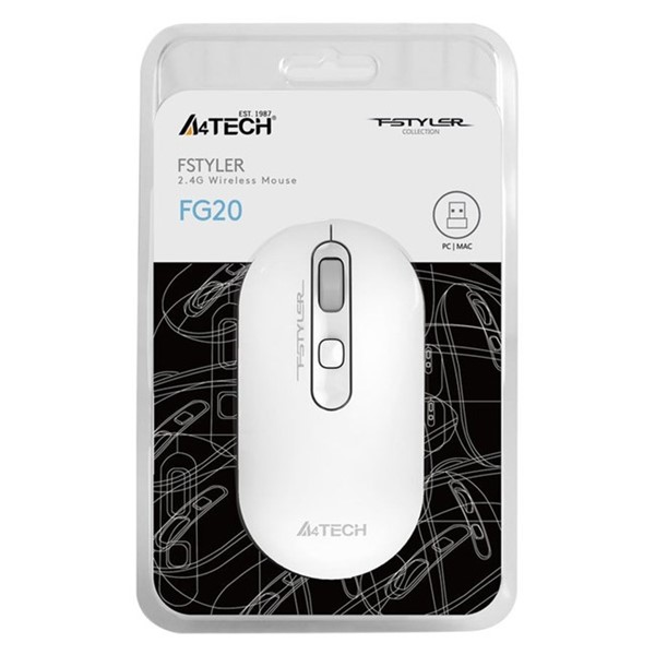 A4 Tech Fg20 Kablosuz 2000Dpı Beyaz Mouse