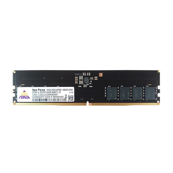 NEOFORZA 16GB DDR5 4800MHZ CL40 PC RAM VALUE NMUD516F82-4800JA10