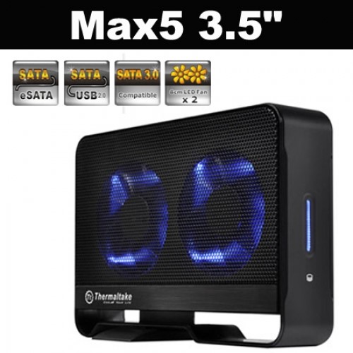 Thermaltake Max5 3.5 eSATA, USB 2.0 External Hdd Kutusu