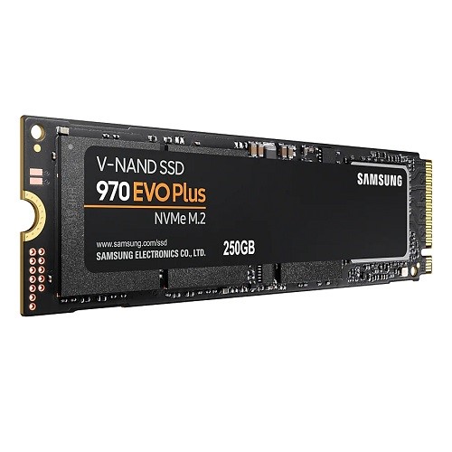 SAMSUNG 250GB 970 EVO MZ-V7S250BW 3500- 2300MB/s M2 PCIe NVMe Gen3 Disk
