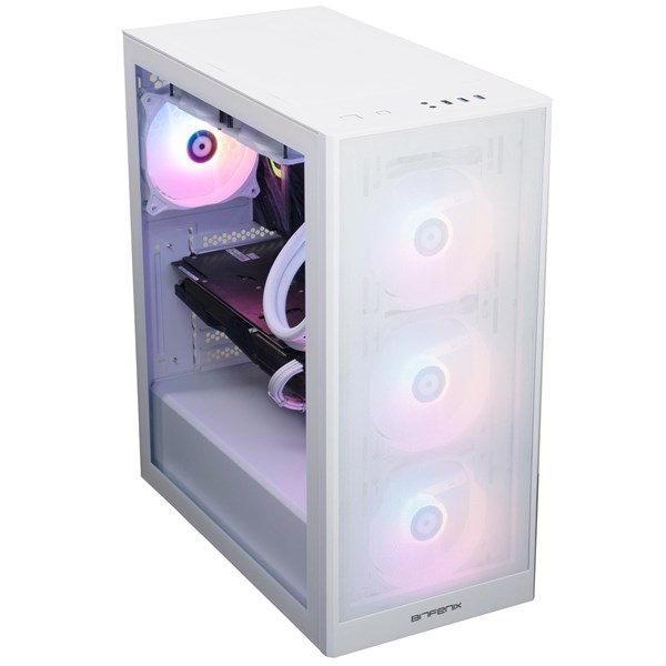 BITFENIX 750W 80 BRONZE GRAFI SE WHITE BFC-GRMB75WWGSW-4F Gaming Mid-Tower PC Kasası Beyaz