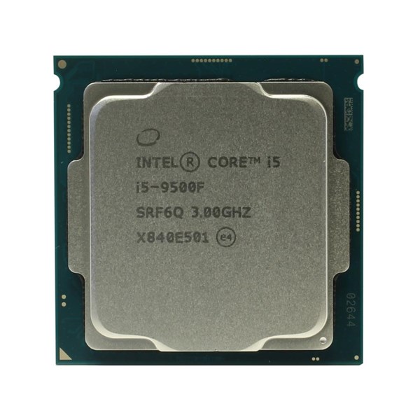 INTEL CORE i5 9500F 9MB 6çekirdekli VGA YOK 1151p v2 65w KutusuzFansız