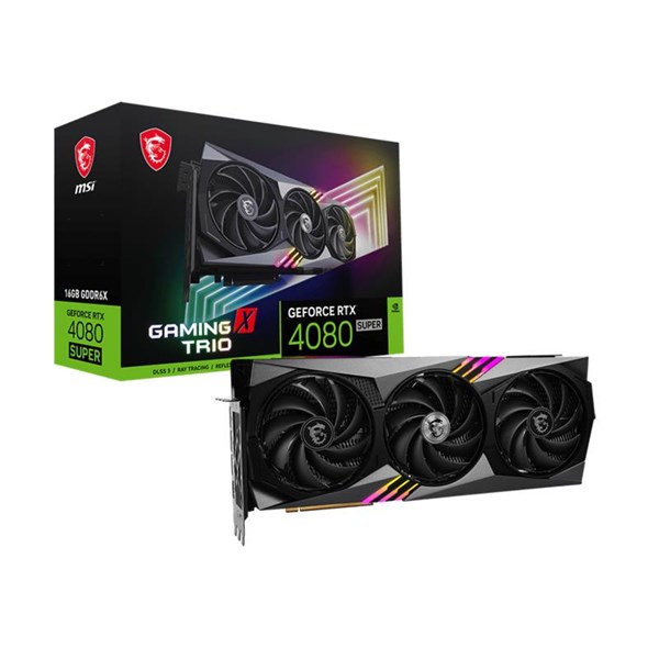 MSI 16GB RTX4080 SUPER GAMING X TRIO 16G GDDR6X HDMI-DP PCIE 4.0