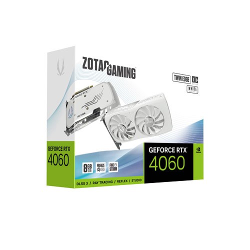 ZOTAC RTX4060 8GB TWIN EDGE OC ZT-D40600Q-10M GDDR6 128bit HDMI DP