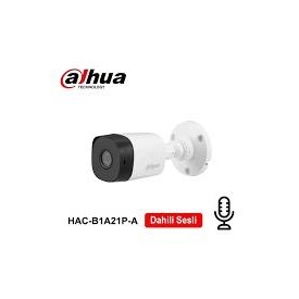 DAHUA 2MP BULLET 3.6MM HAC-B1A21P-A 0360B 20metre Sesli IR Bullet Kamera