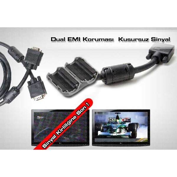 DARK DK-CB-VGAL180 1.8 Mt Monitör Kablosu VGA 15E/15E