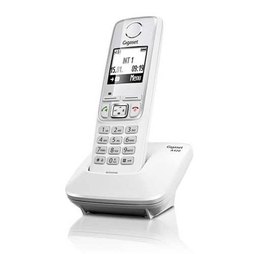 GIGASET A420 Kablosuz LCD Ekranlı Telefon Beyaz