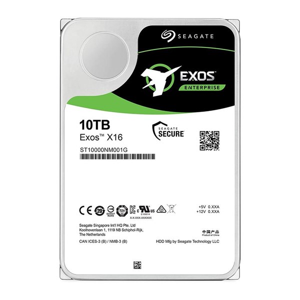 SEAGATE 3.5 10TB EXOS ST10000NM001G 7200 RPM 256MB SATA-3 NAS ve Güvenlik Diski