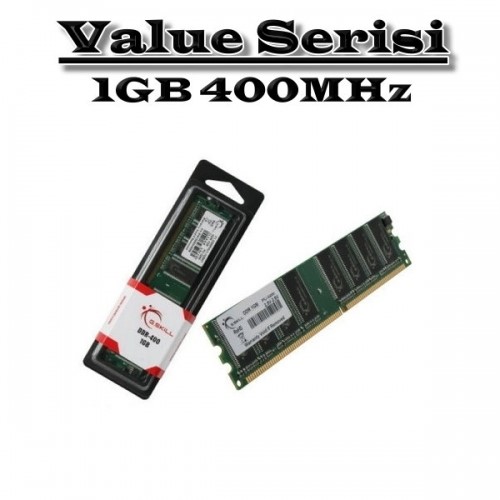 GSKILL 1GB DDR1 400MHZ PC RAM VALUE F1-3200PHU1-1GBNT