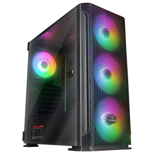 RAMPAGE 750W 80 TRAPPER GAMING MID-TOWER PC KASASI